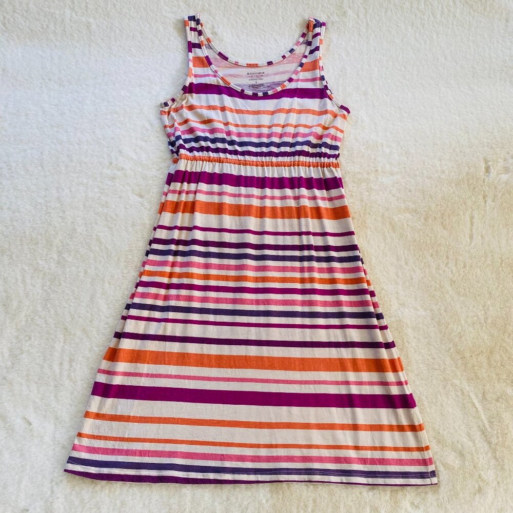 Sonoma Striped Tank Dress Size Small Summer Beach Casual